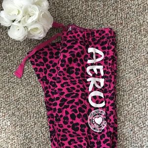 Aeropostale Cheetah Pajama Pants